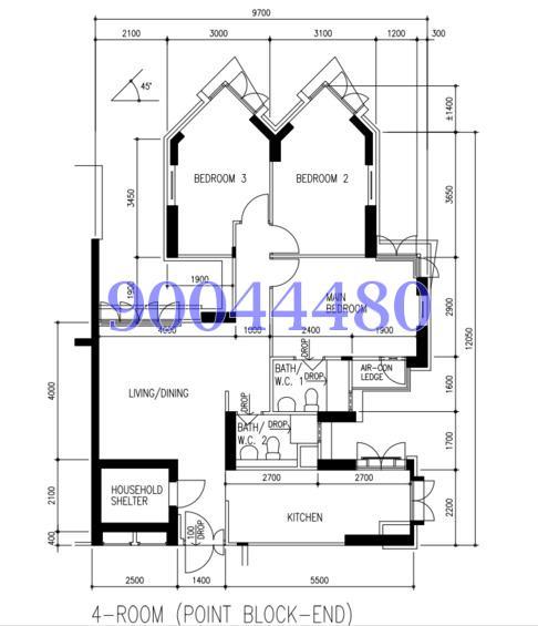 Blk 345 Woodlands Street 32 (Woodlands), HDB 4 Rooms #161679052
